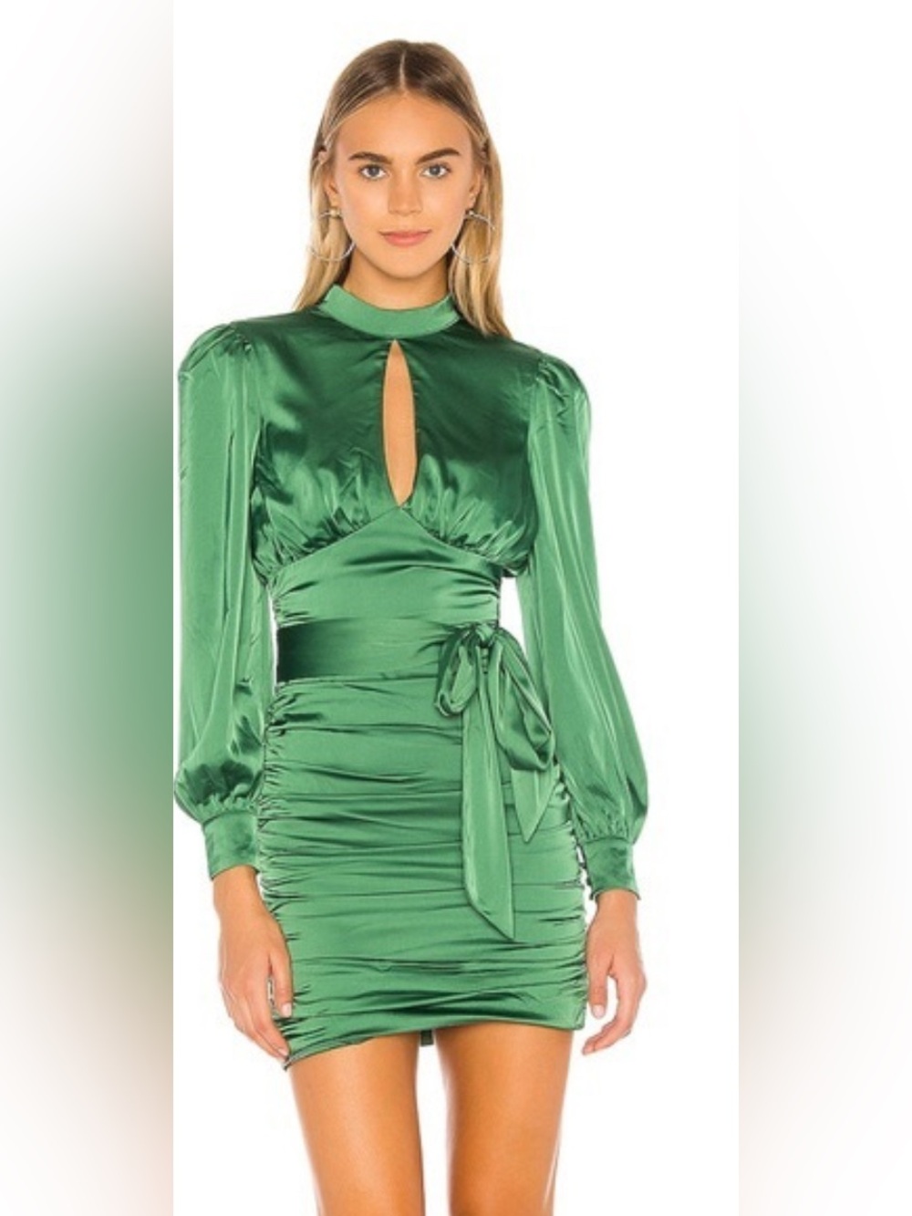 Majorelle Bristol Mini Dress in Jewel Green